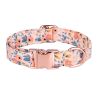 Sunflower pet collar cotton breathable dog collar pet supplies wholesale